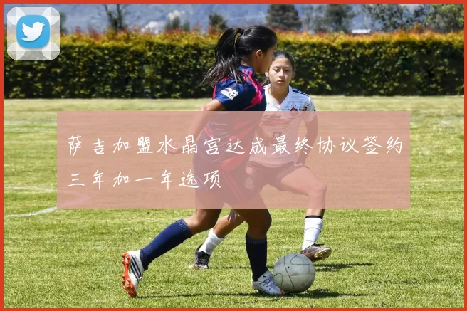 萨吉加盟水晶宫达成最终协议签约三年加一年选项